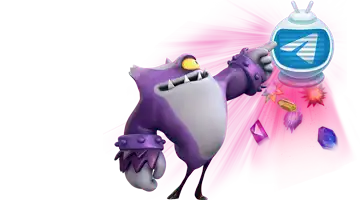 Изображение с маскотом Олимп казино, указывающим на иконку Telegram, окруженную драгоценными камнями, представляющее эксклюзивные предложения, доступные через платформу Telegram.